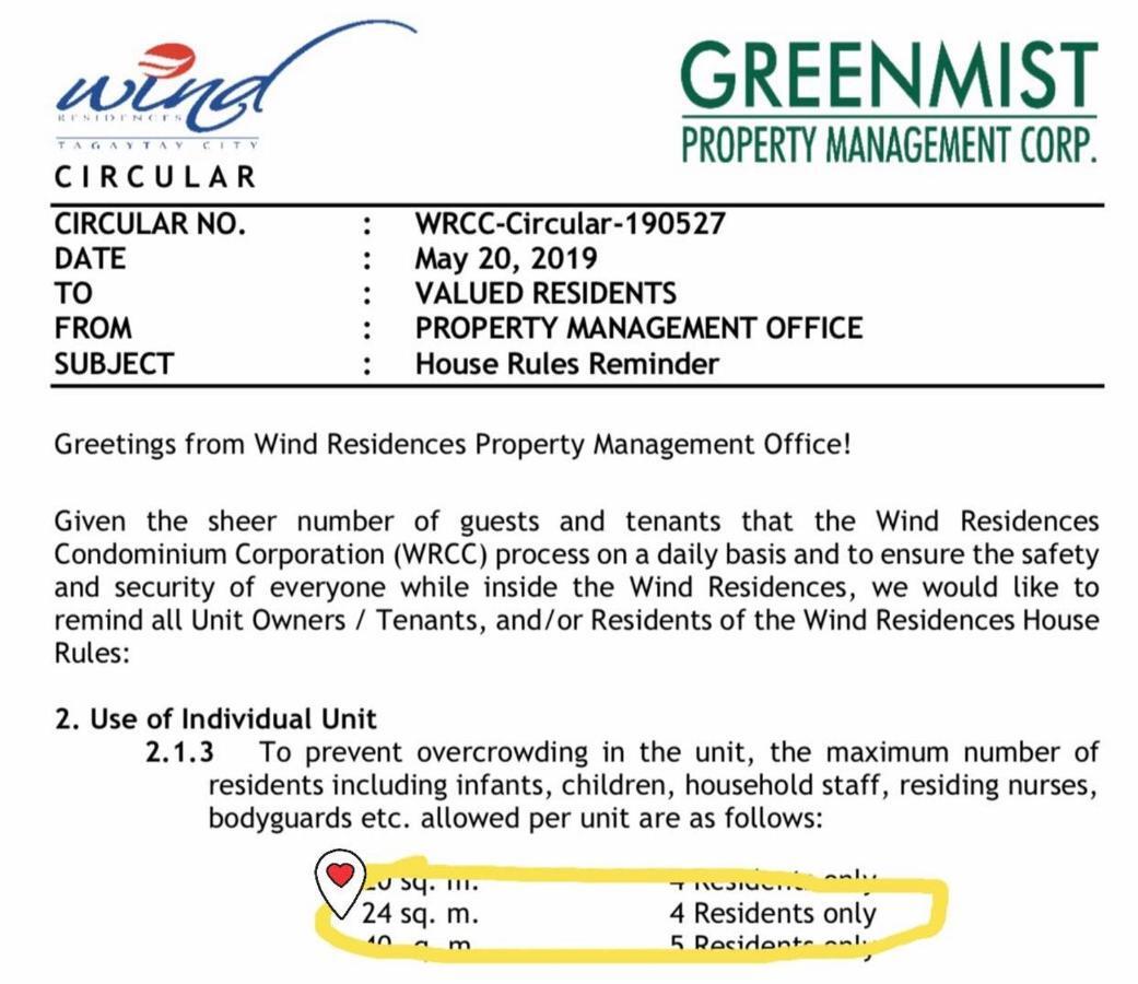 Sabina'S Place Wind Residences Tagaytay Tagaytay City Kültér fotó